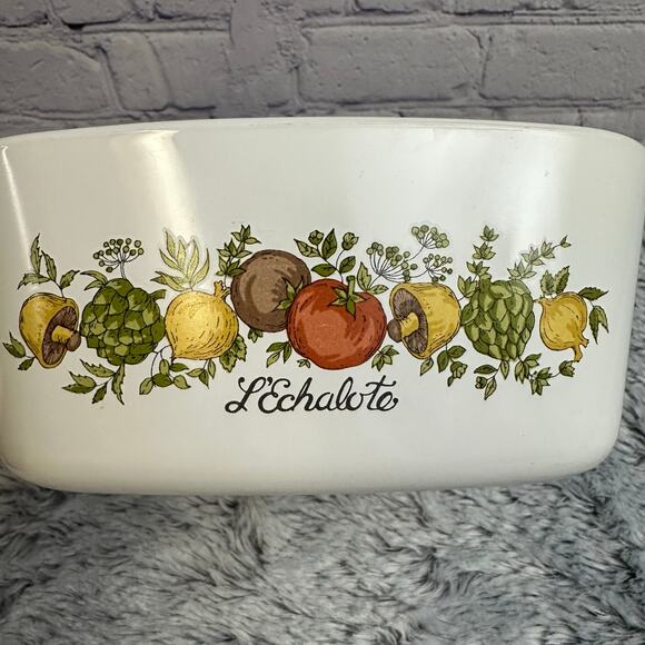 Corning Ware Set of Two L'Echalote Spice of Life Baking Vintage NO LIDS - Picture 10 of 14